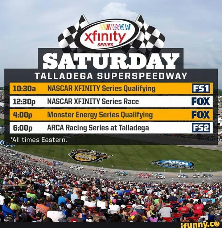 TURDAY TALLADEGA SUPERSPEEDWAY 400p Munster Energy Series Qualifying