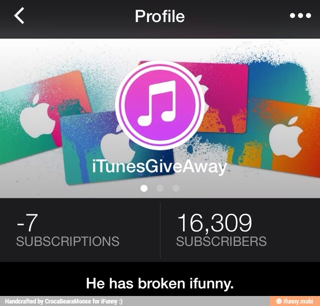 SUBSCRIPTIONS SUBSCRIBERS
He has broken ifunny. - He has broken ifunny.