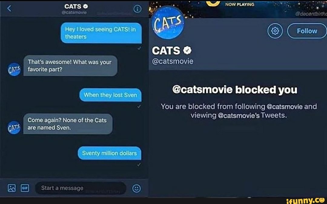 your
@catsmovie blocked you