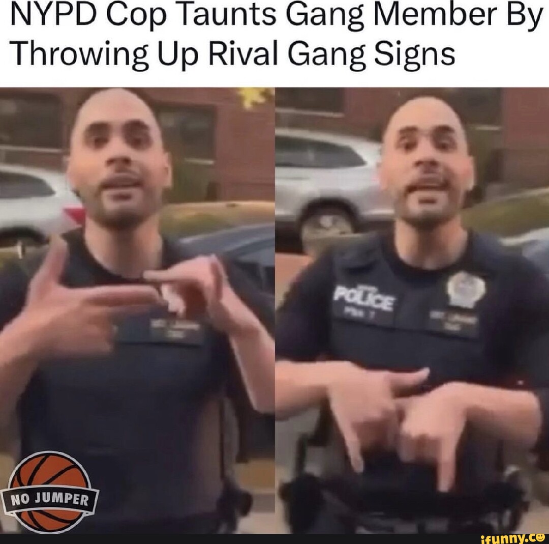 Nypd Throwing Gang Signs at Herman Dunlap blog