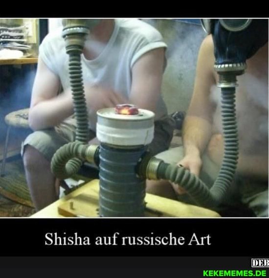 Shisha auf russische Art