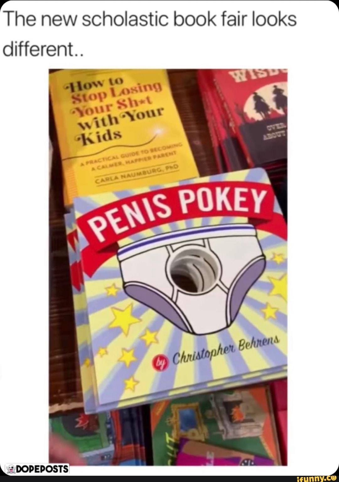 The
new scholastic book fair looks
different..