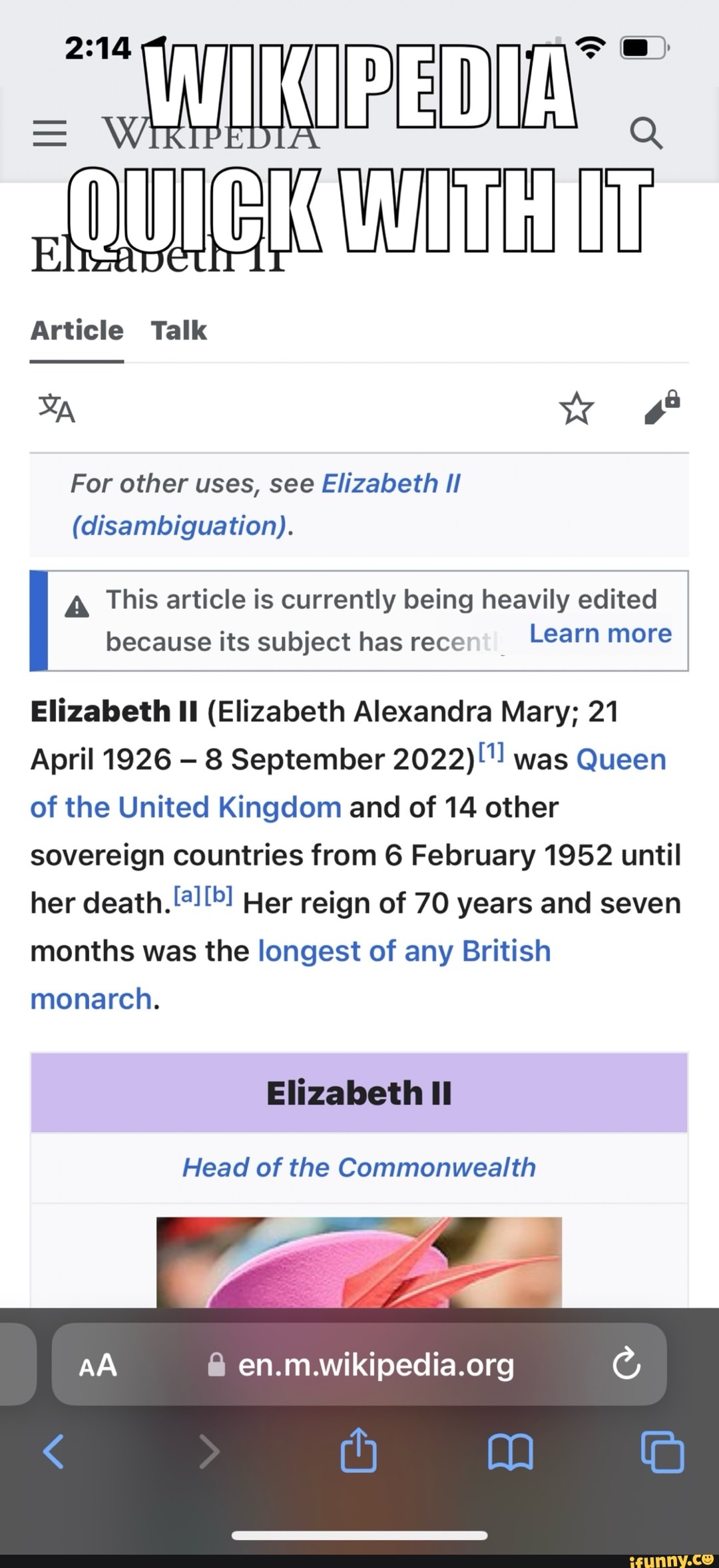 Elizabeth II - Wikipedia