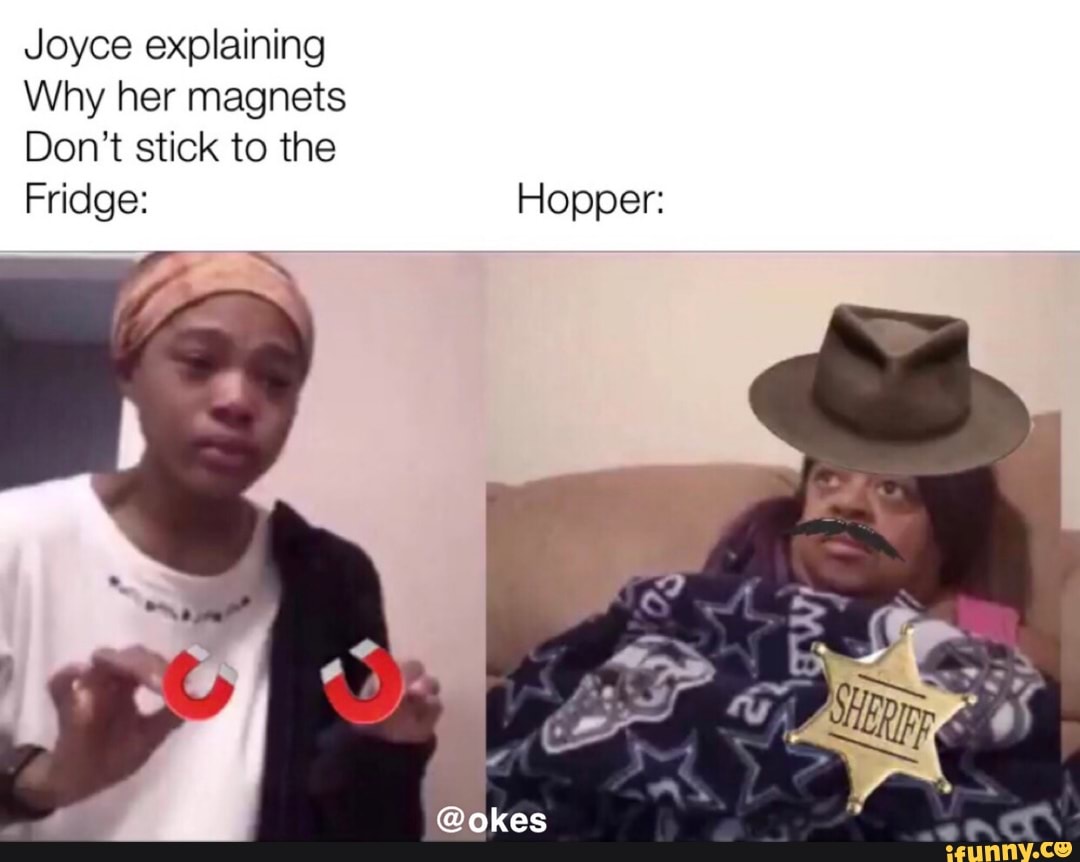 Joyce explaining Why her Don’t stick to the Fridge Hopper