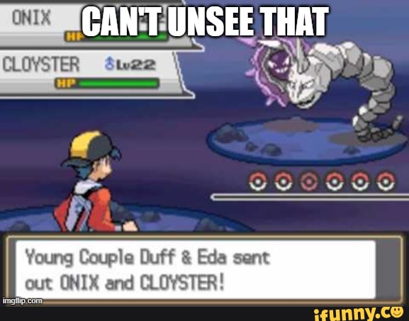 Cloyster and Onix meme by ARCGaming91 on DeviantArt