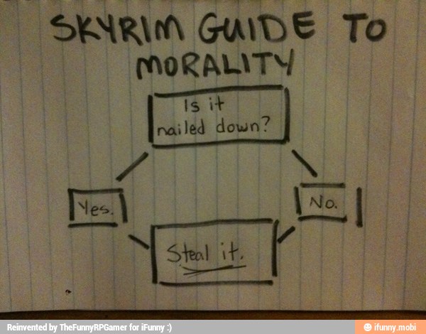 MORALITY
Is it [raia I
