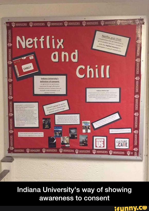 Indiana University's way of showing
awareness to consent - Indiana University's way of showing awareness to consent