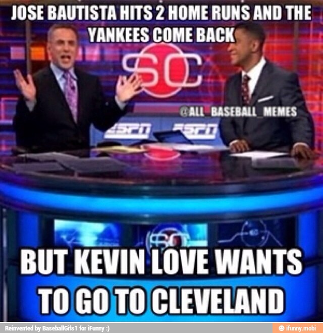 JOSE BAUTISTA HITS 2 HOME RUNS AND THE