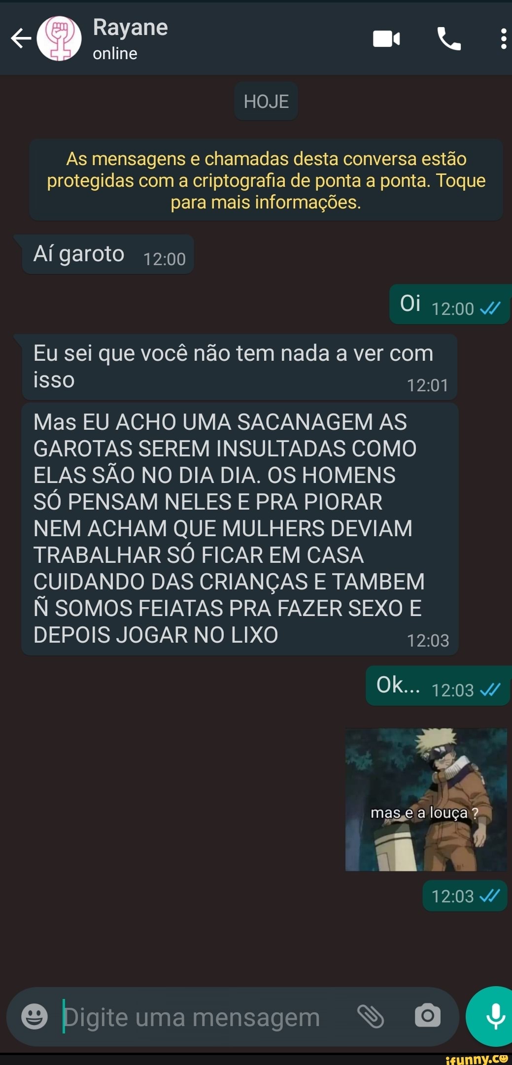 Mensagens de sacanagem