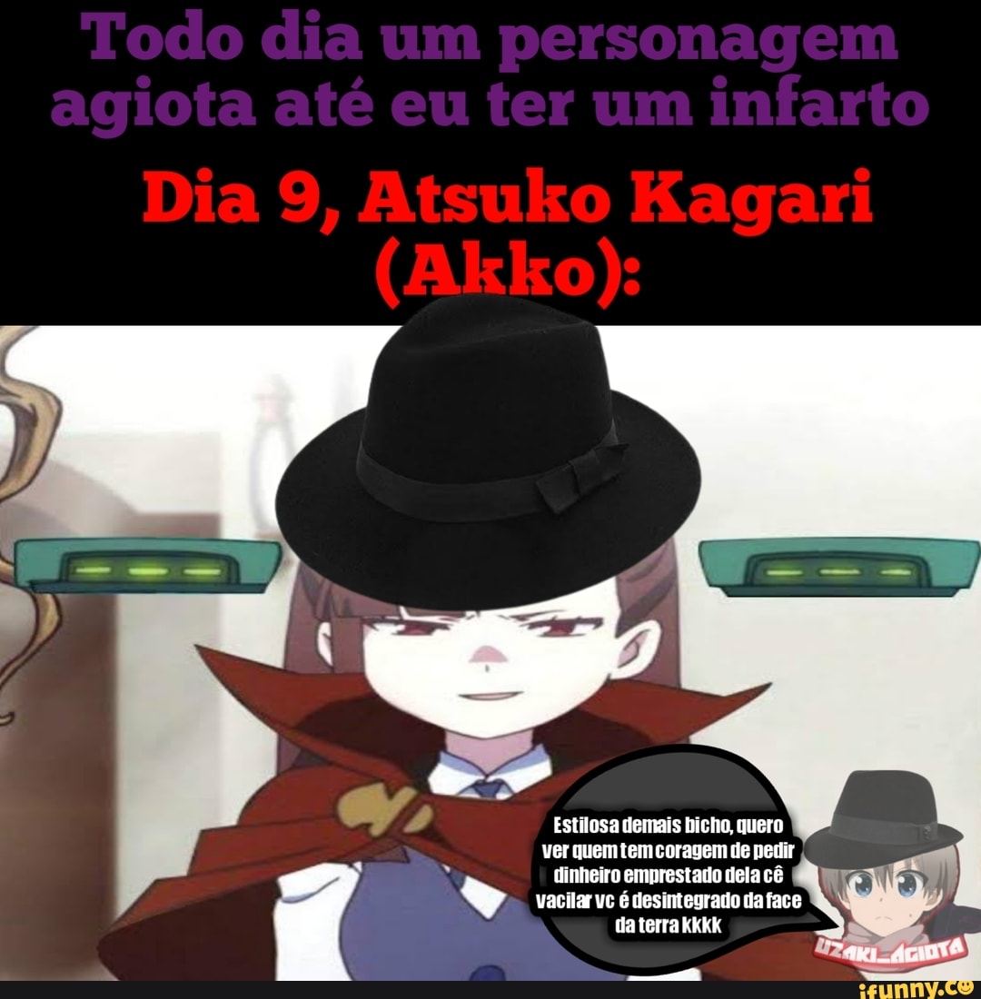 Dia 9,
Estilosa demais bicho, quero
ver quem tem coragem de nedir dinheiro emnrestado dela cê vacitar vc é desintegrado daface aterrakkkK