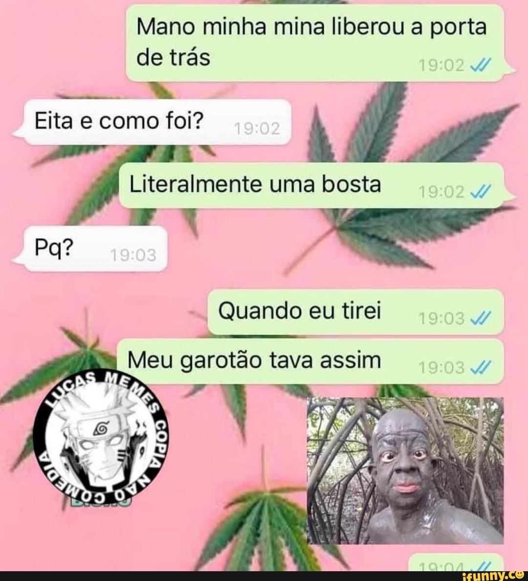 q
Eita e como foi?
atl x
Literalmente uma bosta
Quando eu tirei
x
Meu garotão tava assim
x