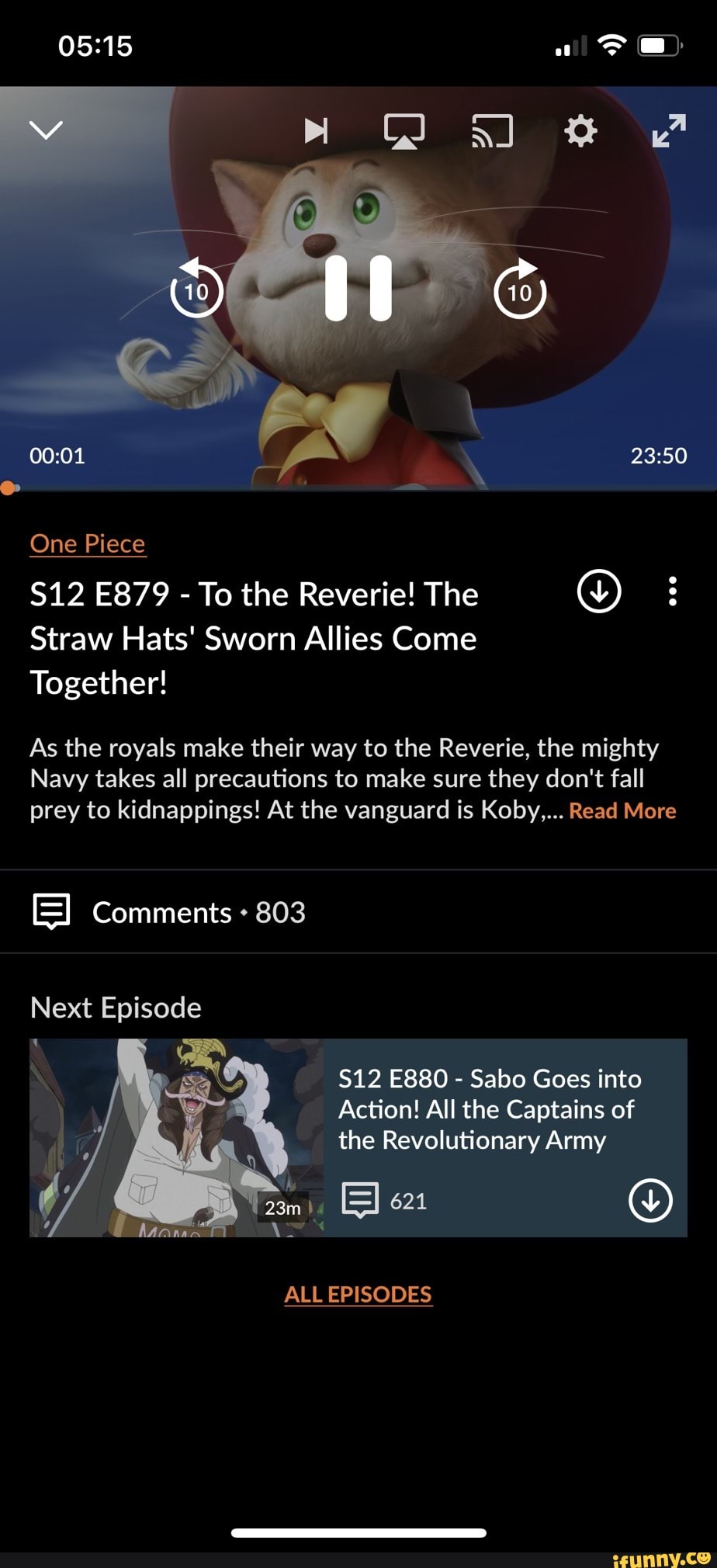 One Piece 12 E879 To The Reverie The Straw Hats Sworn Allies Come Together As