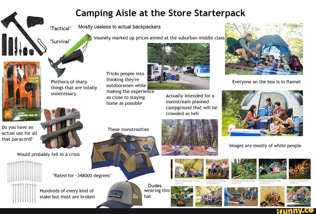 Camping Aisle at the Store Starterpack 