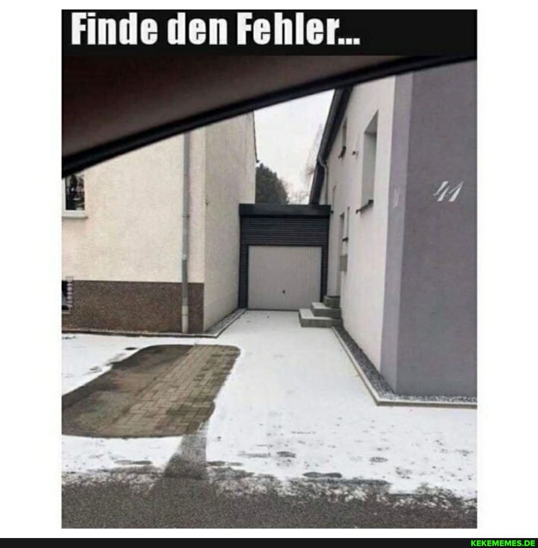 Finde den Fehler...