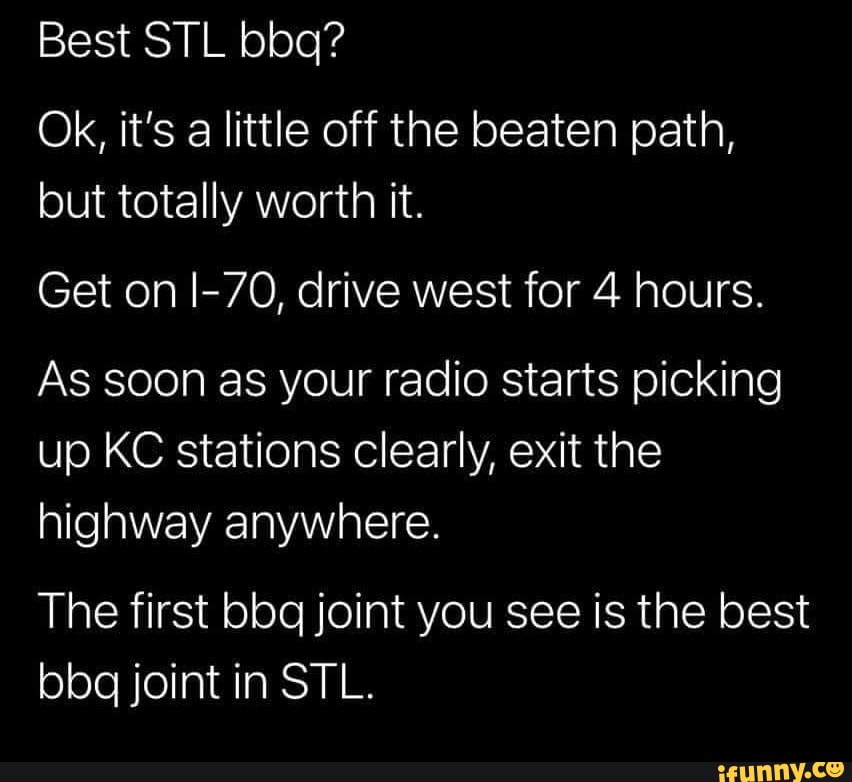 Best STL Bbq Ok It s A Little Off The Beaten Path But Totally Worth