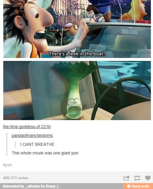 movie was one giant pun