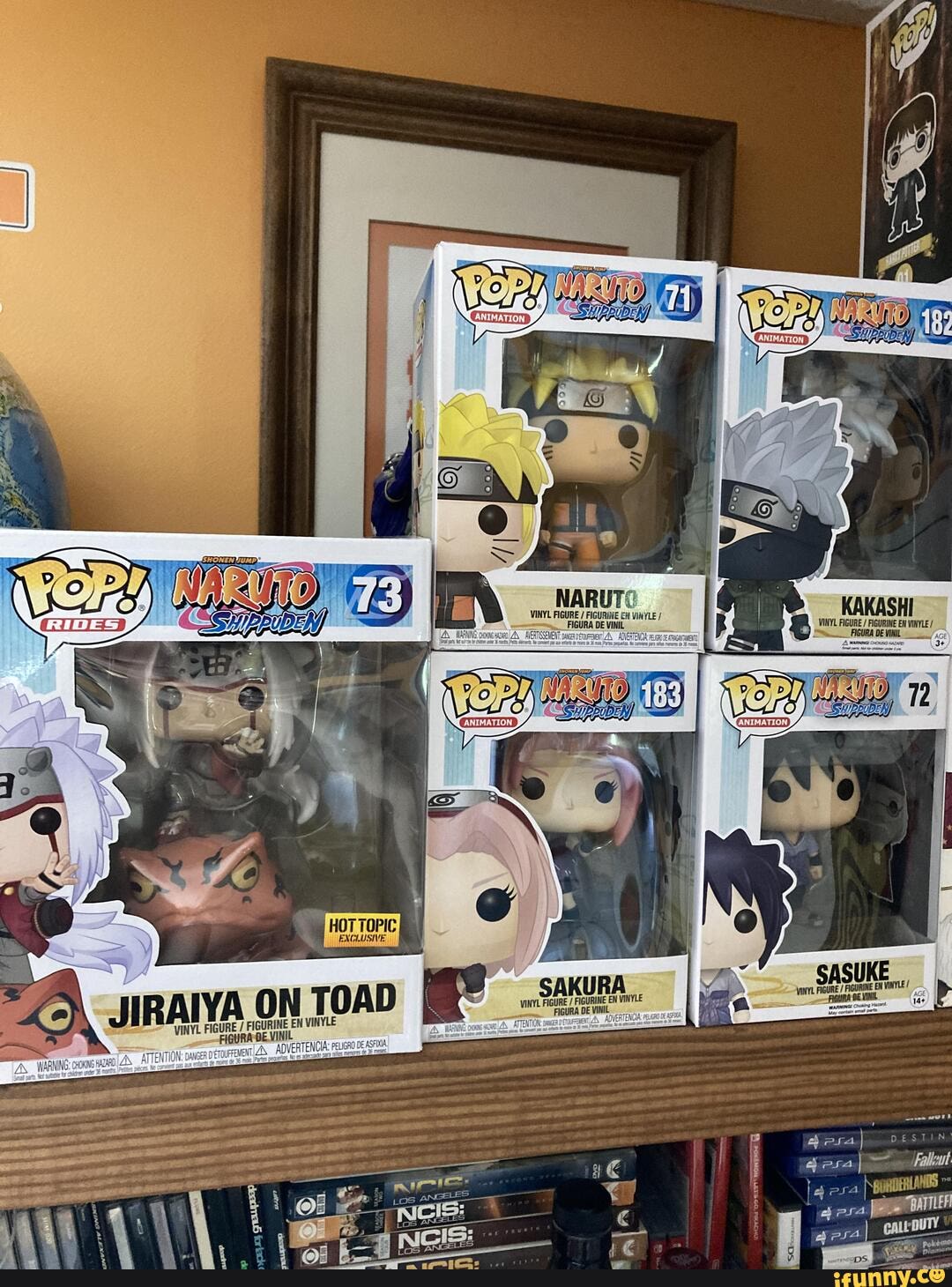 VINYL FIGURE / RUT VINYLE KAKASHI
FIGURA DE VINIL VINYL FIGURE / ENVINYLE/
AGE
HOT TOPIC
EXCLUSIVE
A UI EN VINYLE RADE. VINIL
-ADVERTENCIA