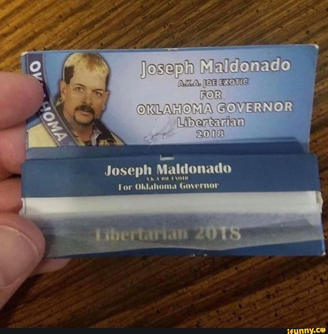 Joseph Maldonado
3
For Oklahoma Governor