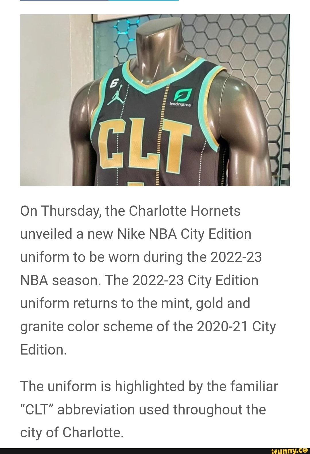 Charlotte Hornets Bombarded With Sexual Jokes After Unveiling 'CLT' Jerseys
