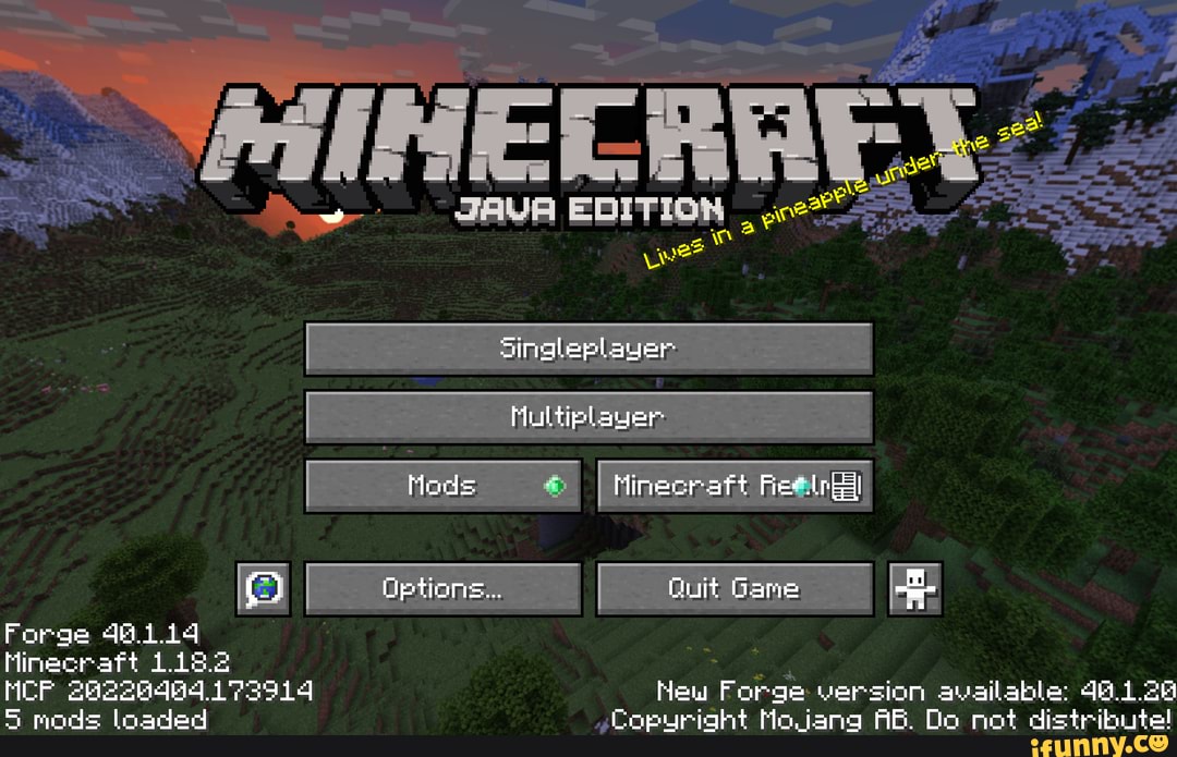 Eedition Multi Syer Options Quit Game Forge 4 1 14 Minecraft 1 15 2 Hew Forge Version Available 461 26 Ss I Ol Rae Pie St L Be 4