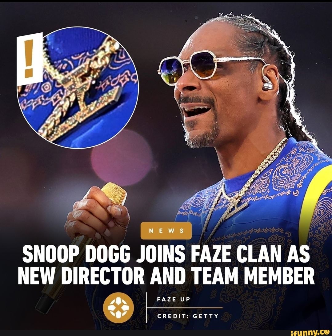 SNOOP DOGG JOINS FAZE CLAN AS NEW DIRECTOR AND TEAM MEMBER FAZE UP