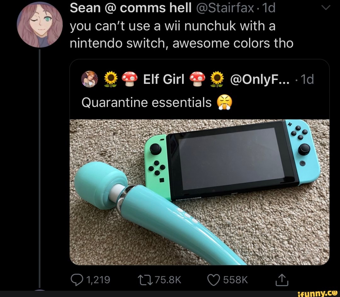 You can't use a wii nunchuk with a nintendo switch, awesome colors tho