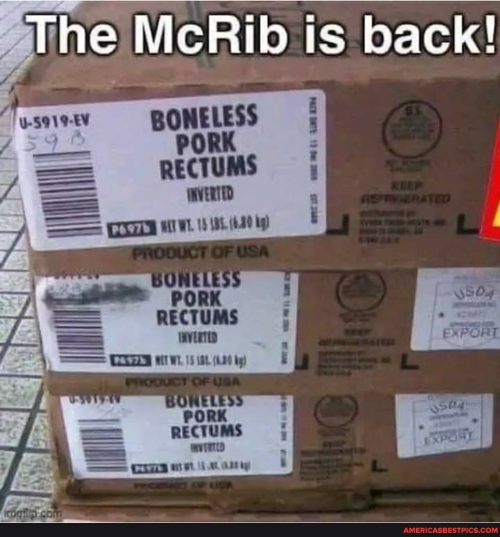 Mcrib memes Best Collection of funny Mcrib pictures on Americas best pics  and videos