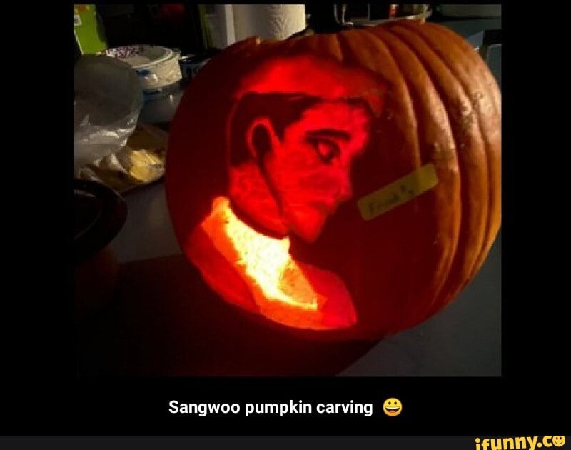 Sangwoo pumpkin carving - Sangwoo pumpkin carving π