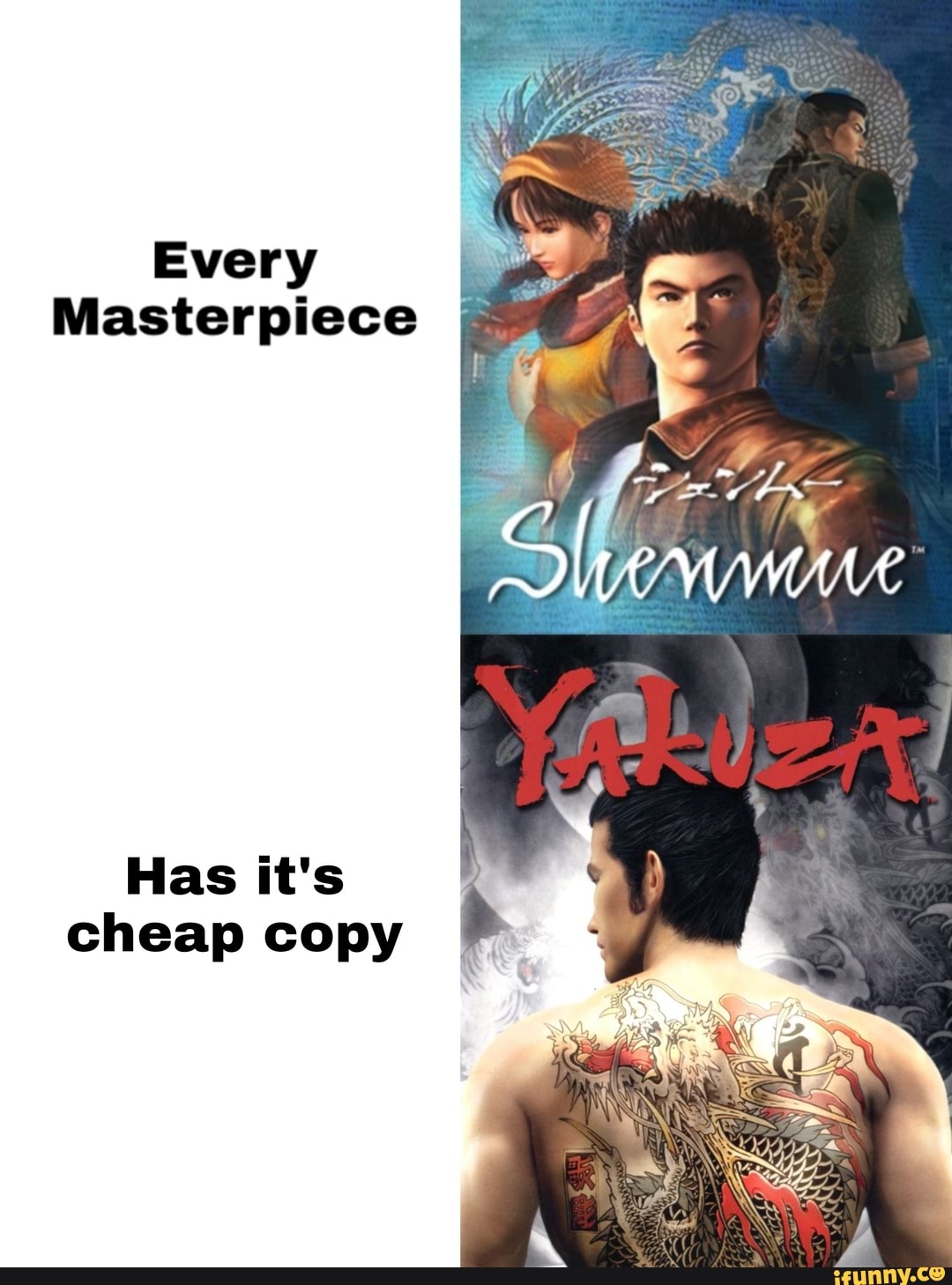 Shenmue memes. Best Collection of funny Shenmue pictures on iFunny