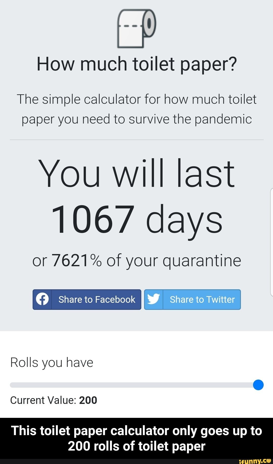 Cb How much toilet paper? The simple calculator for how much toilet