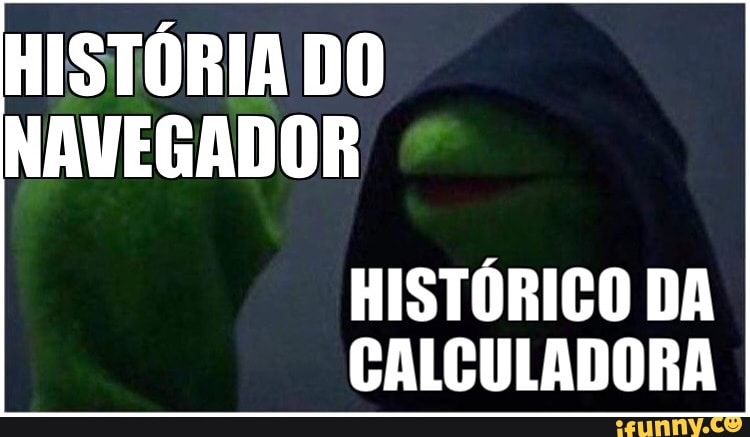 HISTÓRIA DO NAVEGADOR
HISTÓRICO DA CALCULADORA