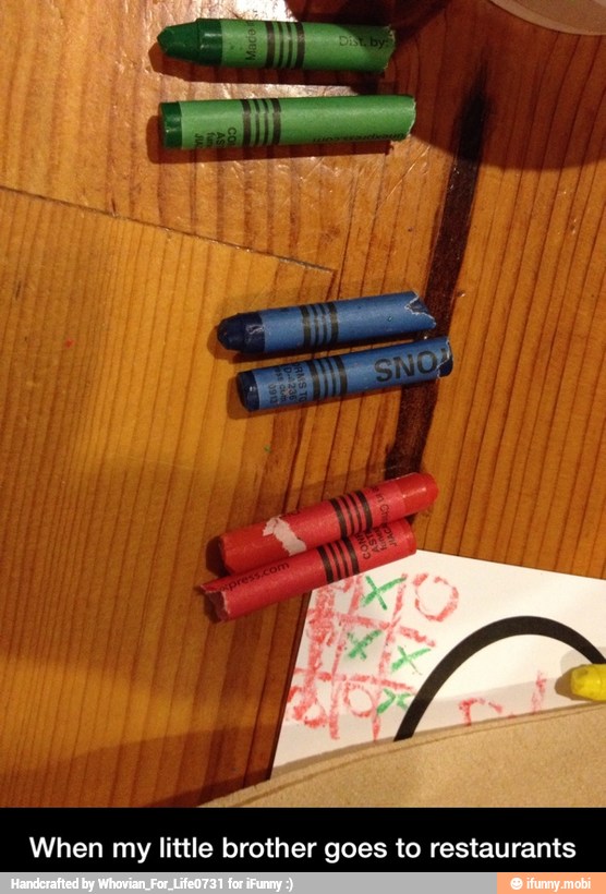 When my little brother goes to restaurants - When my little brother goes to restaurants
