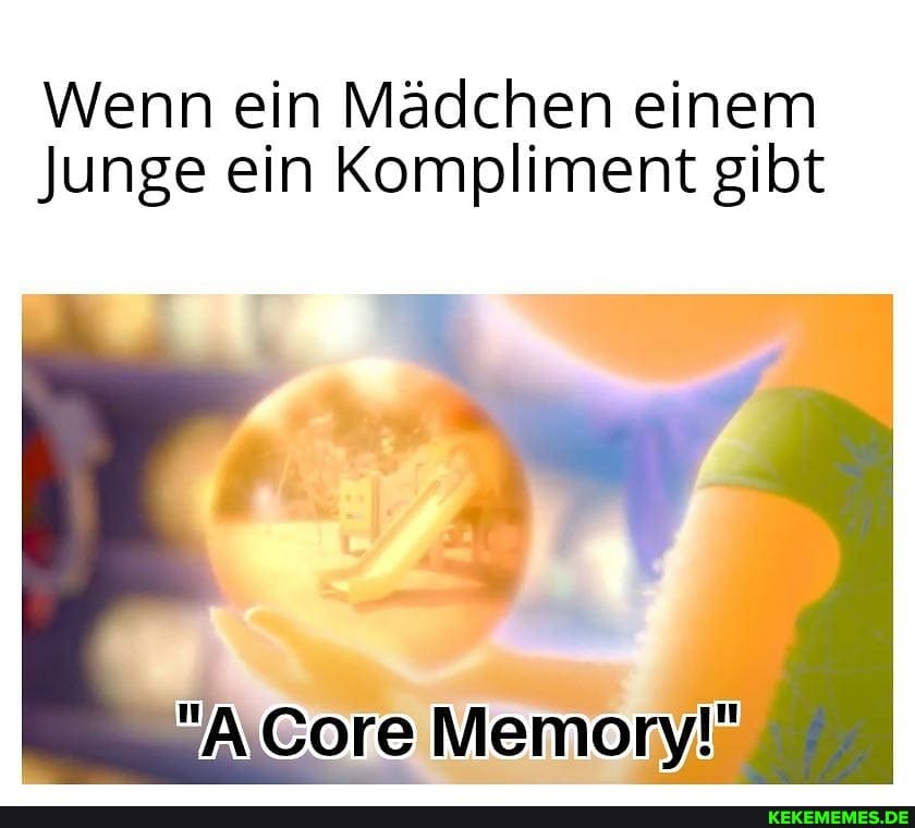 Wenn ein Mädchen einem
Junge ein Kompliment gibt
"A