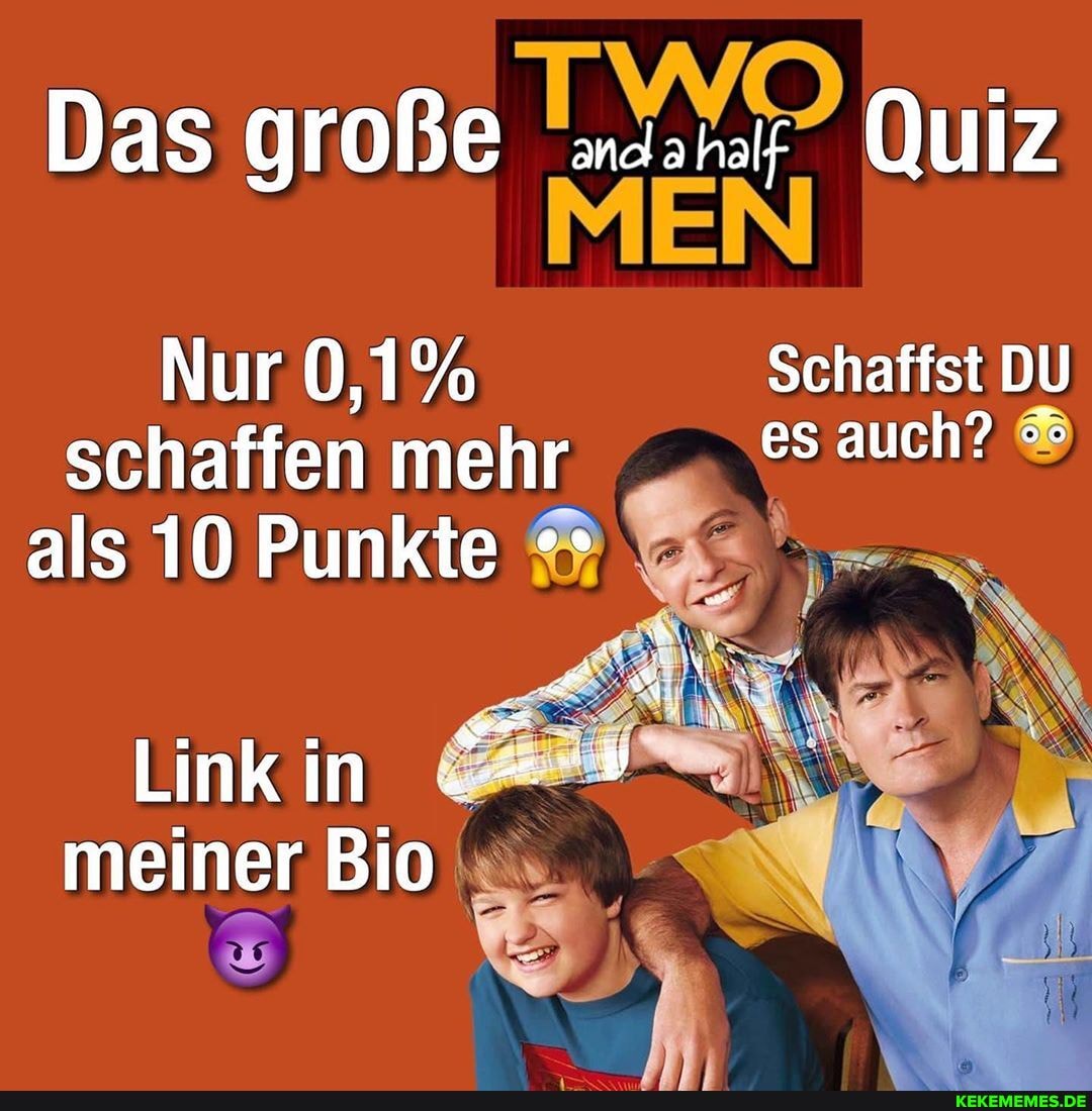 Das große Quiz
Nur 0,1% Schaffst DU schaffen mehr es auch? als 10 Punkte
Link in meiner Bio