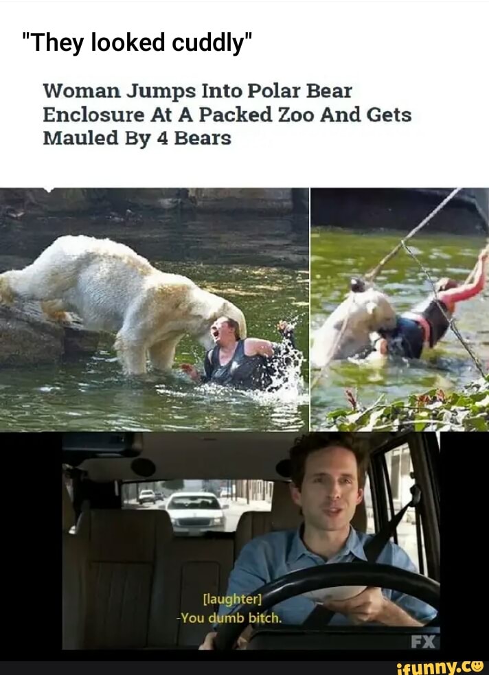 "They looked cuddly"
Woman Jumps Into Polar Bear
Enclosure At A Packed 200 And Gets
Mauled By 4 Bears