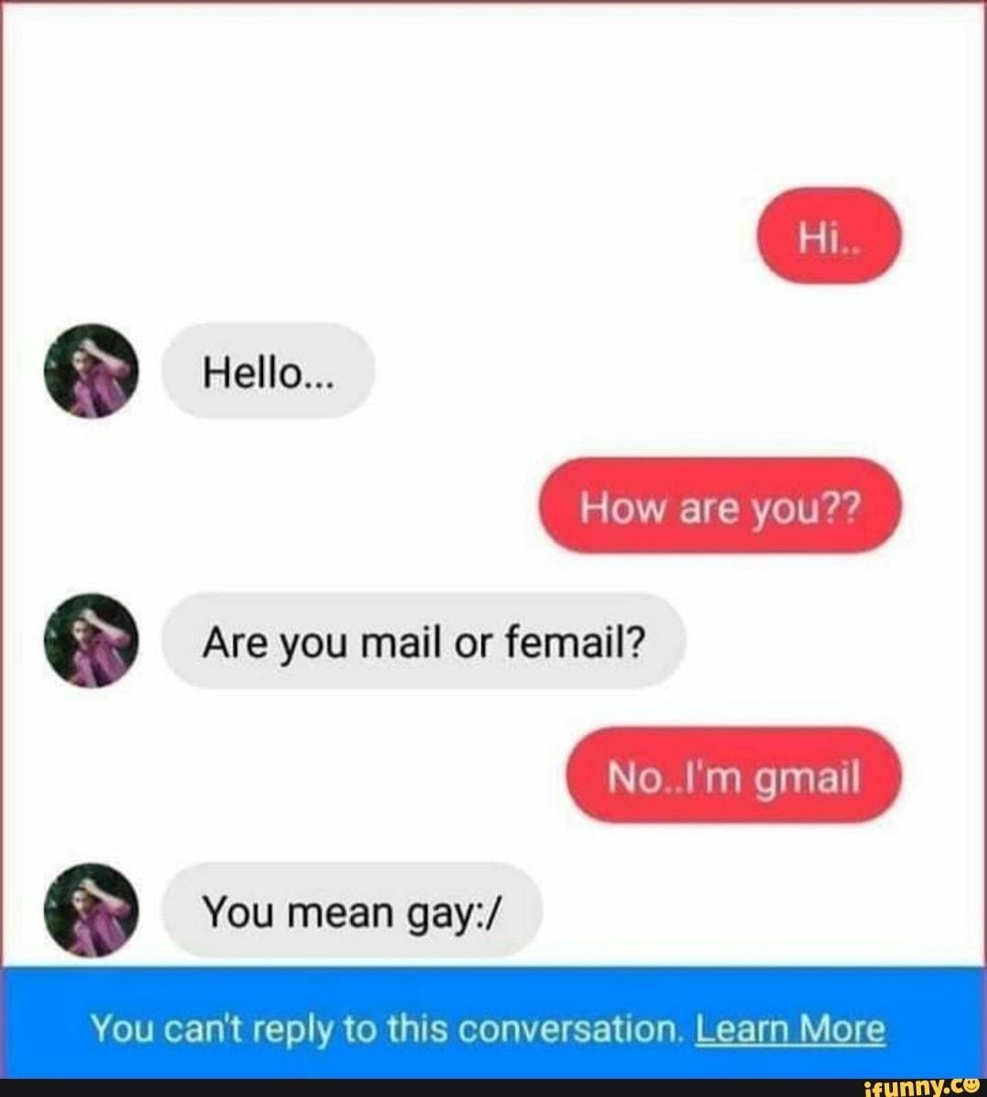 You can‘t reply to this conversation Learn More iFunny )