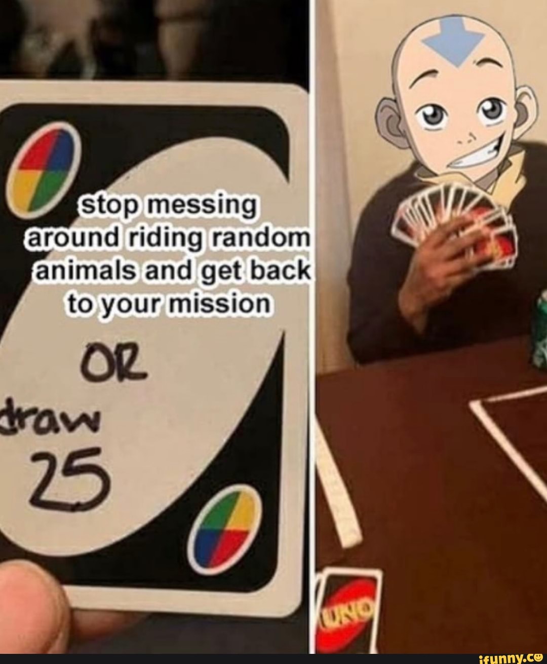animals and get back
to your mission