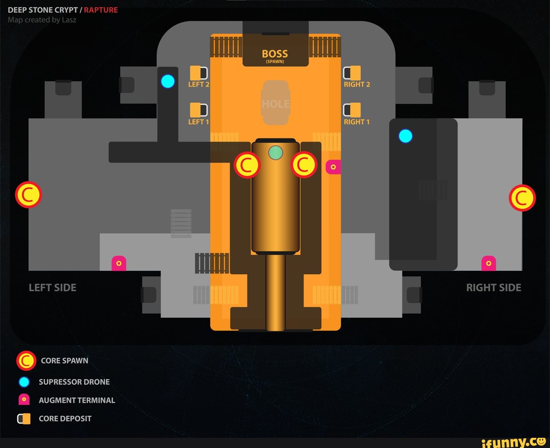 Rapture Deep Stone Crypt Rapture Map Created By Lasz Boss Spawn Right Left Side Core