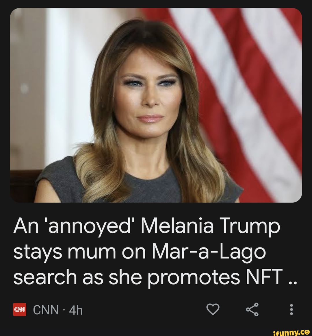 An annoyed Melania Trump Stays Mum On Mar a Lago Search As She 
