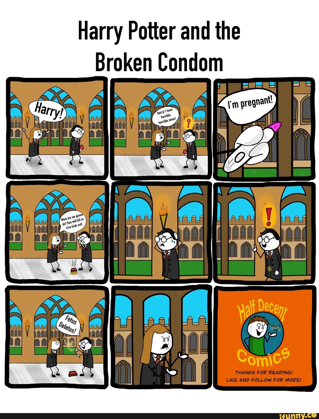 harrypotter#comics#webcomic#meme#webcomics - Harry Potter and the Broken  Condom - iFunny