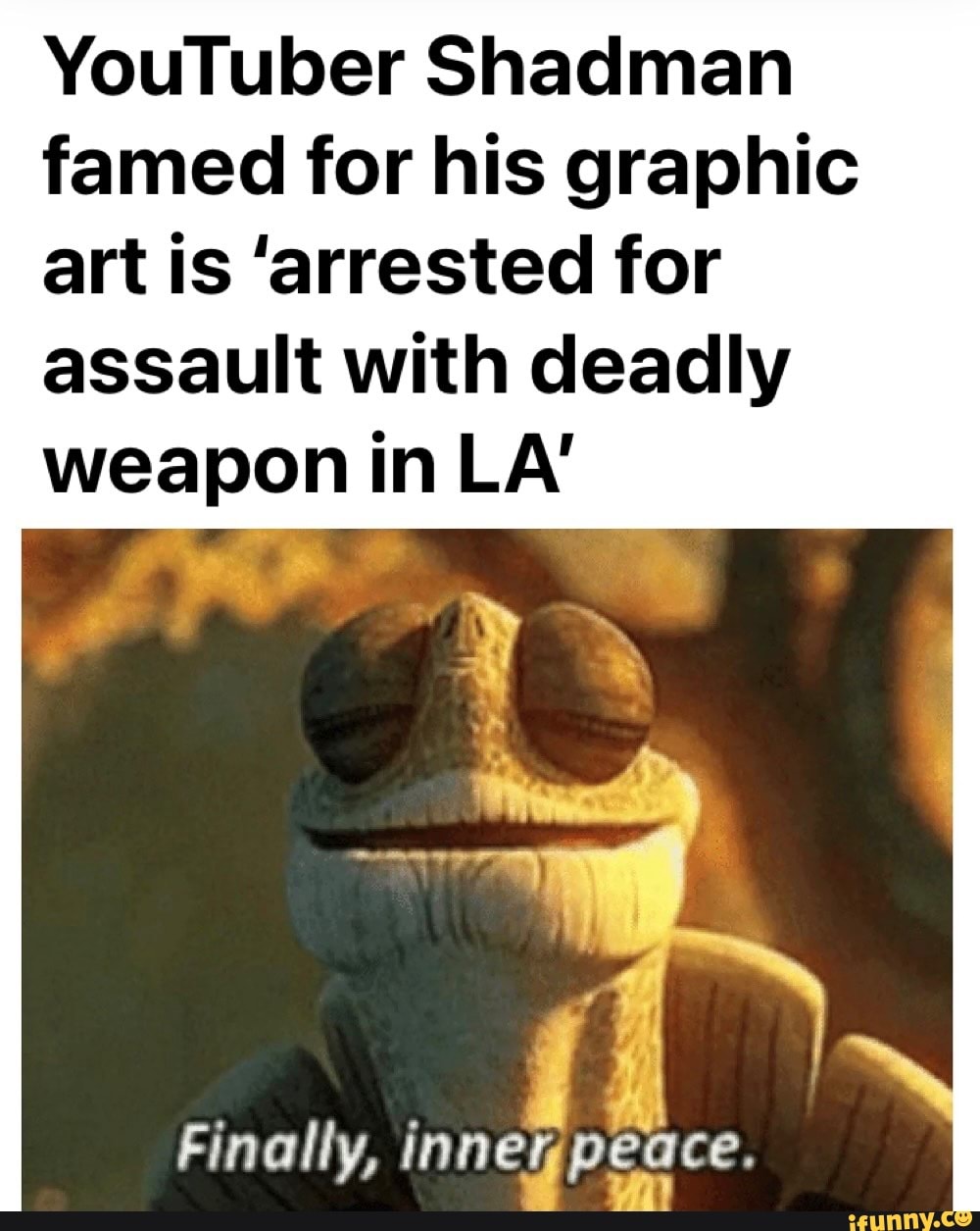 YouTuber Shadman famed for his graphic art is 'arrested for assault