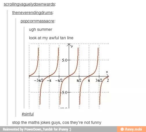 scrollingvaquelydownwards:
theneverendingdrums:
popcornmassacre:
ugh
look at my awful tan line
gsinful
stop the maths jokes guys, cos they're not funny