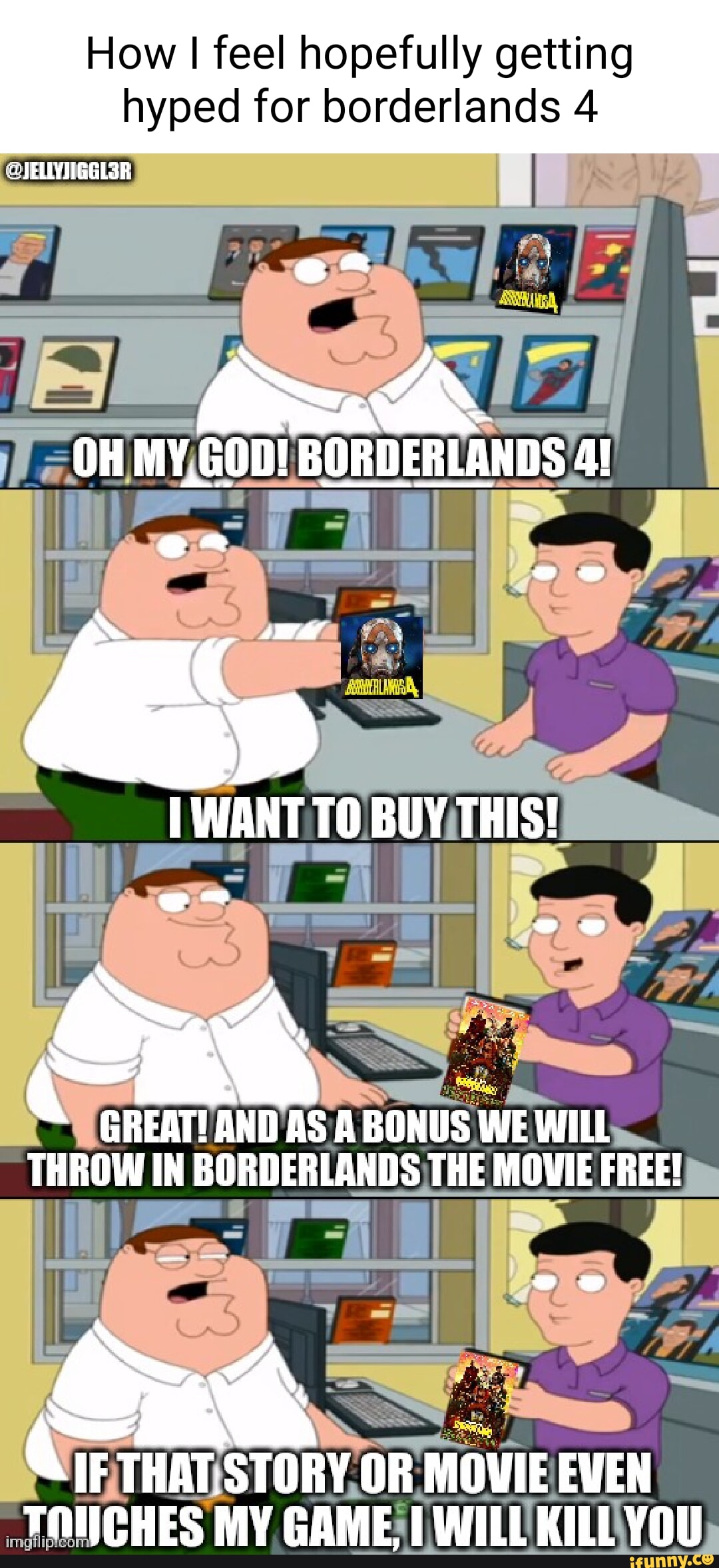 How I feel hopefully getting hyped for borderlands 4 I GELYIGGLIR 