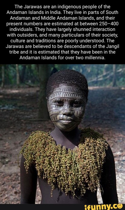 The Jarawas are an indigenous people of the Andaman Islands in India ...