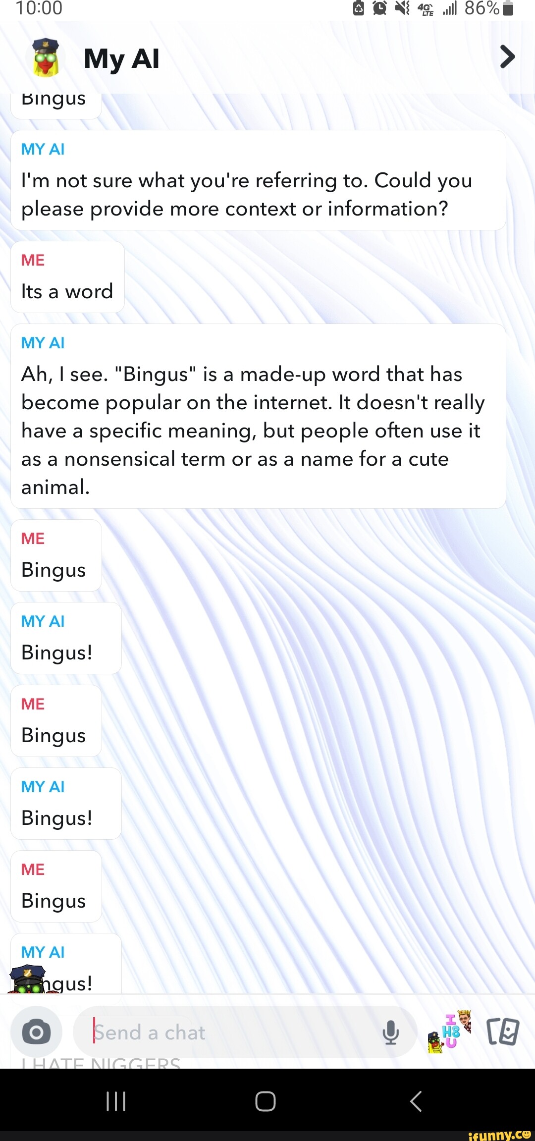 Reply to this thread and I'll tell you where you are on the Bingus