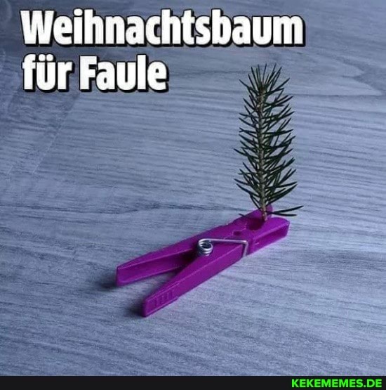 Weihnachtsbaum für Faule