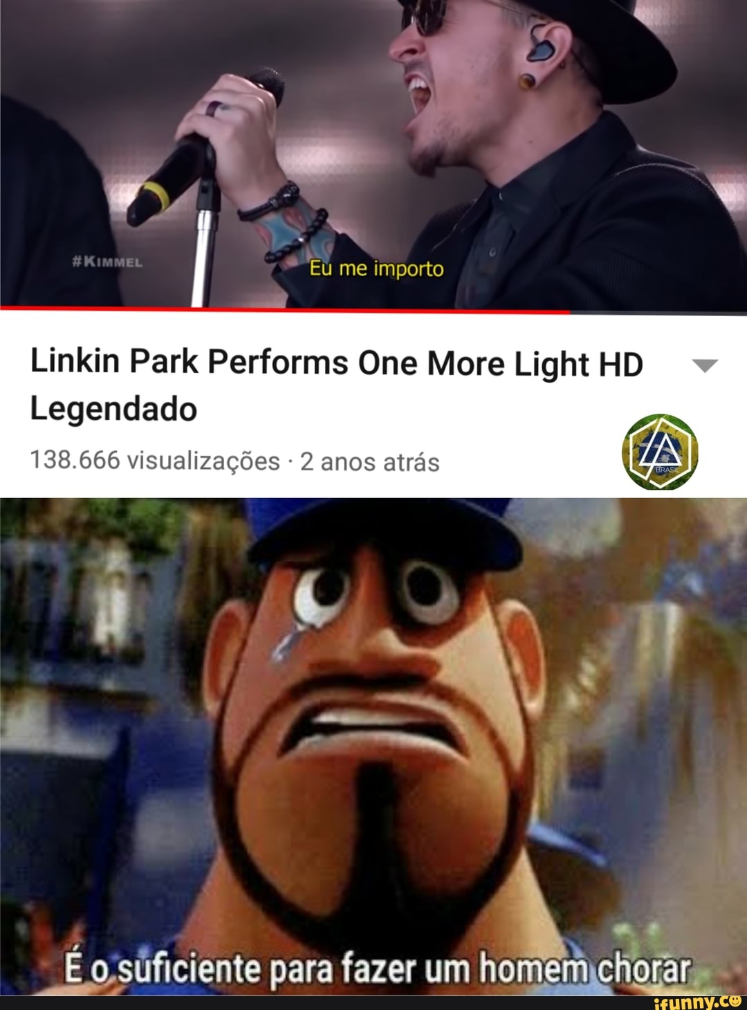 Linkin Park Performs One More Light HD
Legendado
138.666 visualizações 2 anos atrás
a
= E o suficiente para fazer um homemichorara