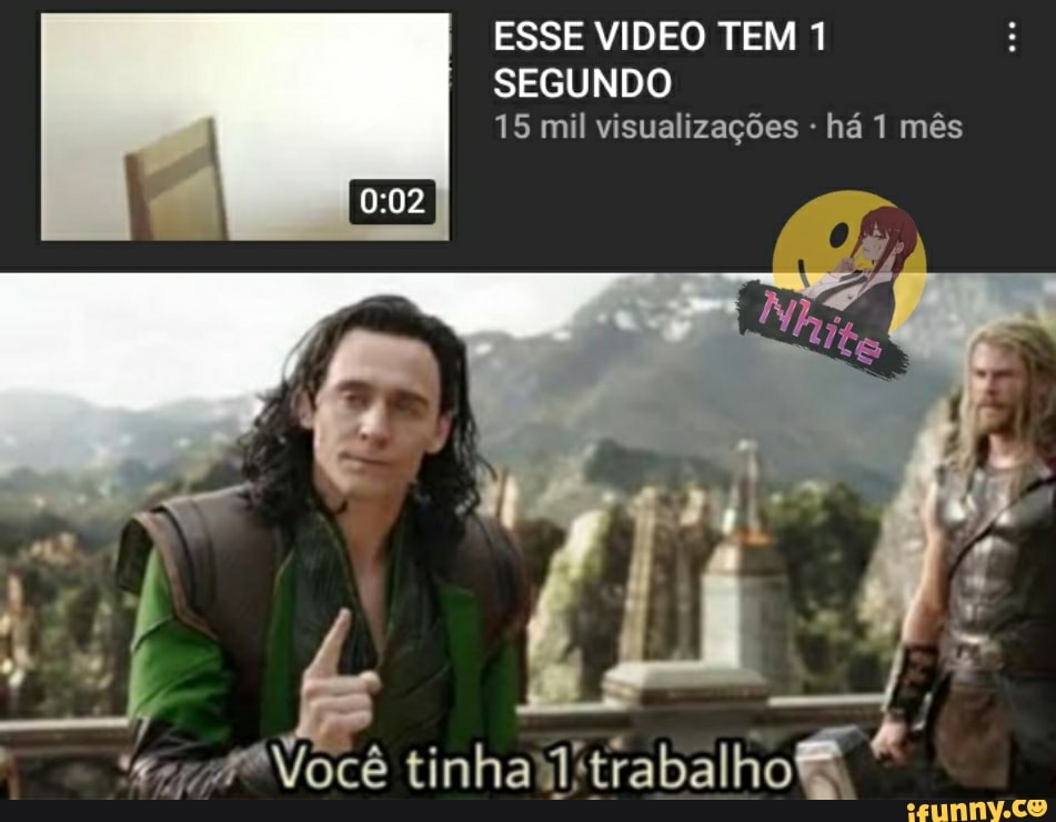 I ESSE VIDEO TEM 1
SEGUNDO
15 mil visualizações há mês
tinha trabalho