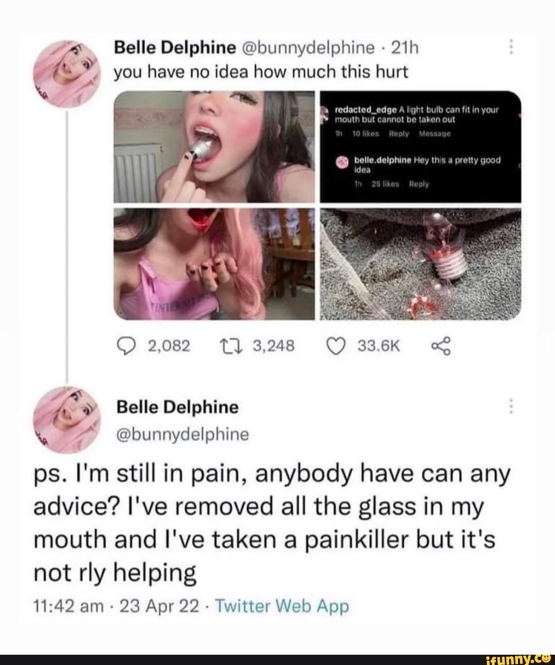 Belle Delphine Light Bulb