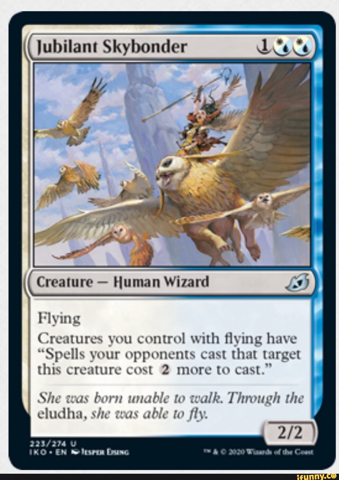 Flying Creatures you control with flying have 
